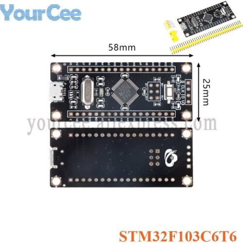 2pcs STM32F103C6T6 System Development Board Module STM32 STM32F103 Microcontroller Core Board Learning Board