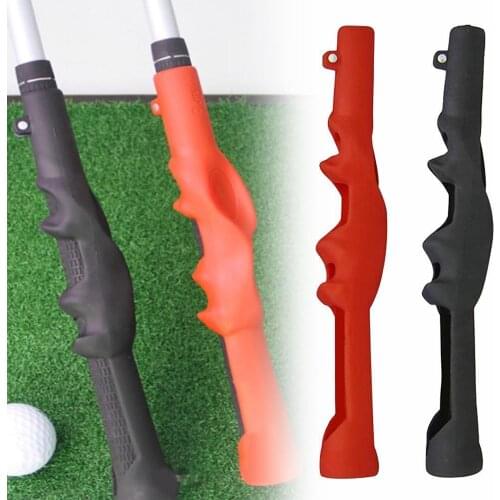 Golf Grip Swing Practice Handle Golf Supplies Rubber Hybrid Golf Club Grip Suitable For Right-Handed Golf Beginners