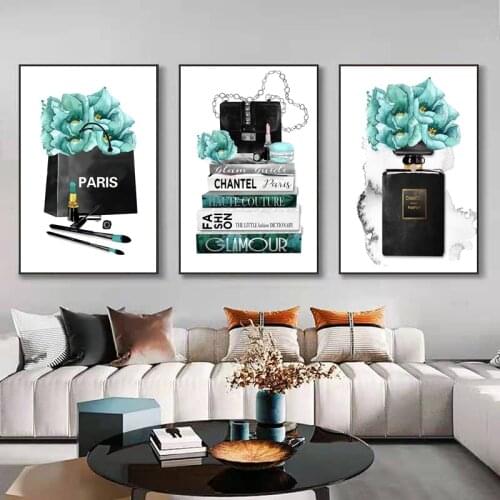 Nordic Living Room Background Wall Decorative Painting Perfume Mural Modern Minimalist Bedroom Dining Room Canvas Prints