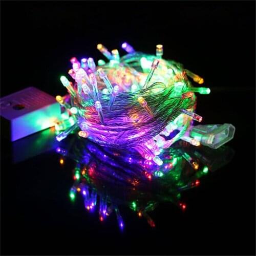 10M 100 LED Christmas Party Festival String Lights Decorative Lamp EU/US Plug