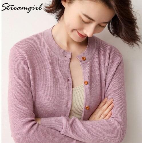 Streamgirl Black Cardigan Women Long Sleeve Plus Size Ladies Office Knitted Cardigan Spring Elegant Female Cardigans With Button