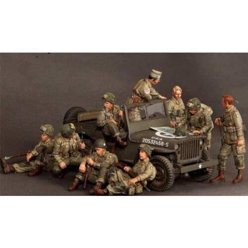 1/35 Resin Figure Model Kit Unassambled Unpainted 3(NO CAR)