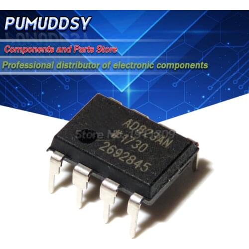 2PCS AD823ANZ AD823 AD823AN DIP8 Dual, 16 MHz, Rail-to-Rail FET Input Amplifier IC