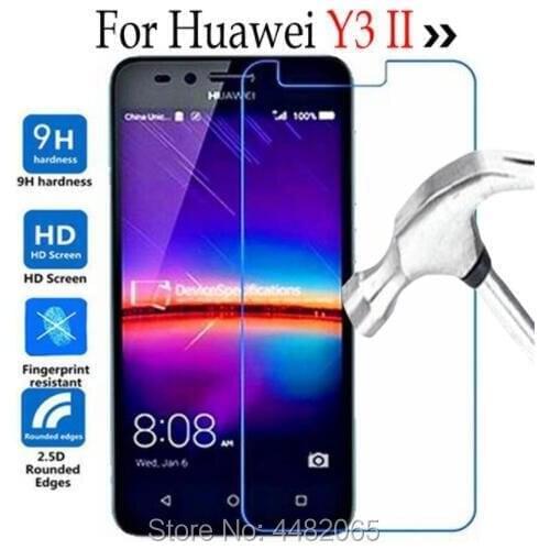20Pcs/Lot Tempered Glass For Huawei Y3 II Y3 2 LUA-U22 Lua-L21 Case Screen Protector Cover For Huawei Y3 II Glass 4.5 inch Film