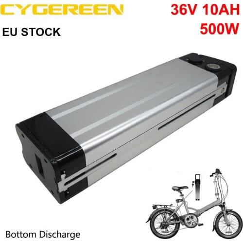10S Electric Bike battery 36V 10AH 500W silver fish Battery 36 V 20AH 1000W Lithium bateria with 42V 2A Charger Free customs fee