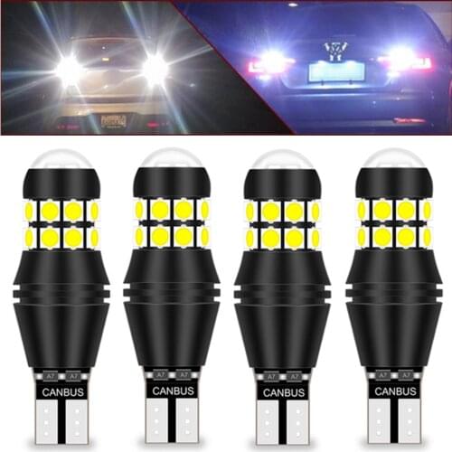 4x 2000Lm T15 W16W LED Canbus Bulbs 920 921 Super bright 4014SMD Car Backup Reverse Light for Ford Fiesta Fusion Focus Mazda 3 5