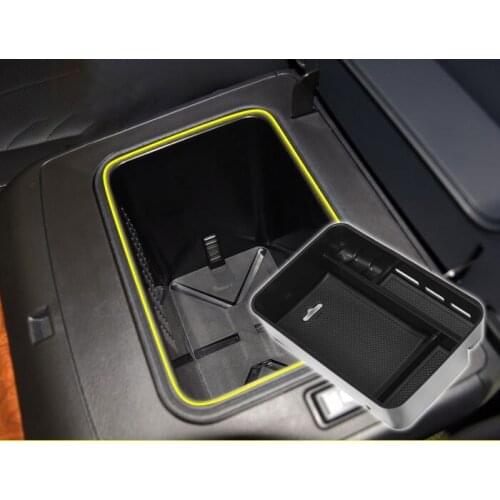 Car Central Armrest Storage Box Console Arm Rest Tray Holder Case Palle decoration car Accessories for Infiniti QX80