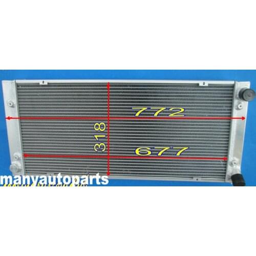 ALUMINUM RADIATOR FOR VW GOLF GTI/JETTA MK2/A2 1.6D/1.8/2.0 GAS NA 8V/16V W/AC TYPE