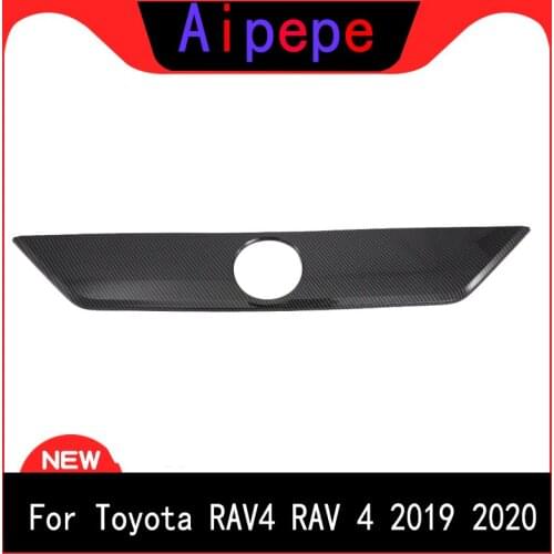 For Toyota RAV4 2019 2020 abs Car Auto accessories Rear Trunk Tail Gate Lid Molding Cover Trim 1PCS