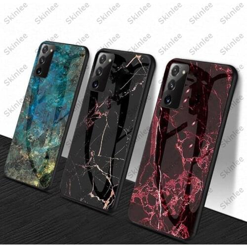 Tempered Glass Case For Samsung Galaxy A03S A02S With Soft TPU Frame Shockproof Back Cover For Samsung S20 S21 FE