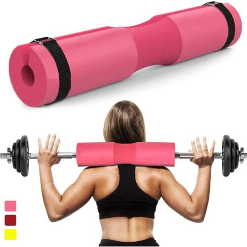 Barbell Pad Squat Bar Neck Shoulder Back Protect pad Bar Handle Pull Up Weightlifting Support Silicon Anti-Slip Protect mat