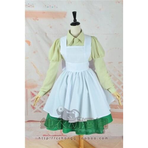 2016 Axis Power Hetalia Italy Feliciano Vargas Anime cosplay costume Sex Reversal Custom Made Maid Dress