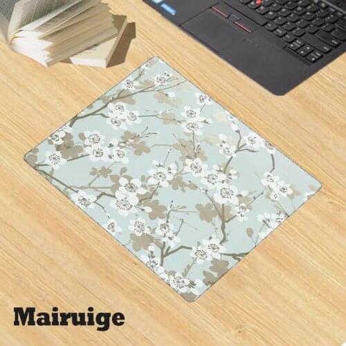 Mairuige Pretty Flower Pattern Gaming Accessories Waterproof Non-slip Rubber Small Mouse Pad Desk Mat Learning Gaming Mouse Pad