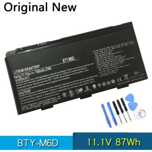 NEW Original BTY-M6D Laptop Battery For MSI GT60 GT70 GX780R GX680 GX780 GT780R GT660R GT663R GX660 GT670 GT680R GT683 GT783R