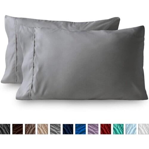 Plain Envelope Pillow Case Bed Pillowcases Brushed Cloth Standard Queen King Body Pillow Cover Bedding Bedroom Supply