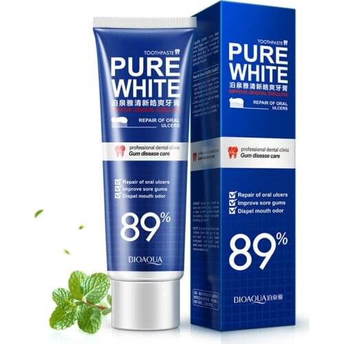 Whitening Toothpaste Clean Teeth Anti Bleeding Gums Dental Plaque Remover Anti-Halitosis Go Smoke Stains Fresh Breath Toothpaste