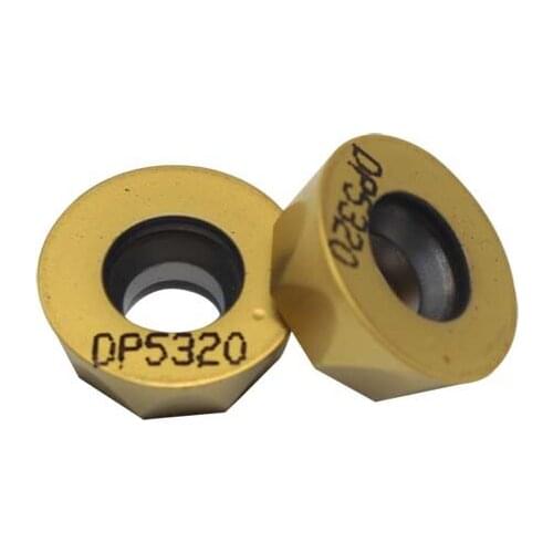 RPMW 1204 MR DP5320 10PCS Carbide Insert Turning tools rpmw1204 Coating CVD+PVD Cutting tools for lathe Mill CNC milling cutter