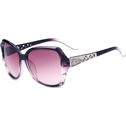 Fashion Square Sunglasses Women Luxury Brand Big Purple Sun Glasses Female Mirror Shades Ladies Oculos De Sol Feminino