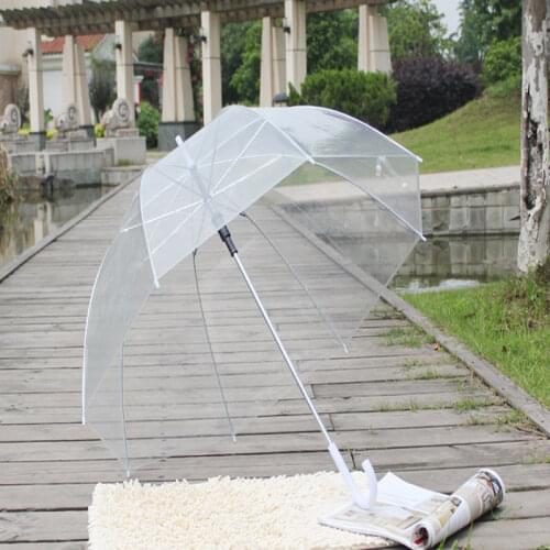 Stylish simplicity Bubble Deep Dome Umbrella Transparent Umbrella Girl Mushroom Umbrella clear bubble umbrella 10pcs/lot