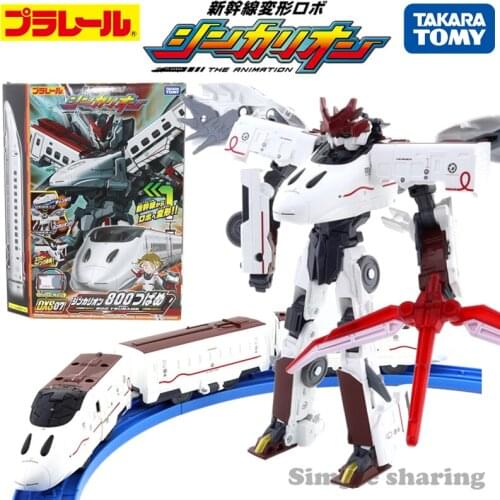 Takara Tomy Plarail Shinkansen Deformation Robo Shinkalion DXS07 800 Tubame Action Figure Toy