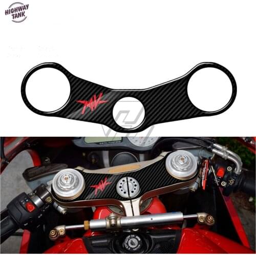 3D Carbon-look Upper Triple Yoke Defender Case for MV Agusta F4 Models 2000-2006