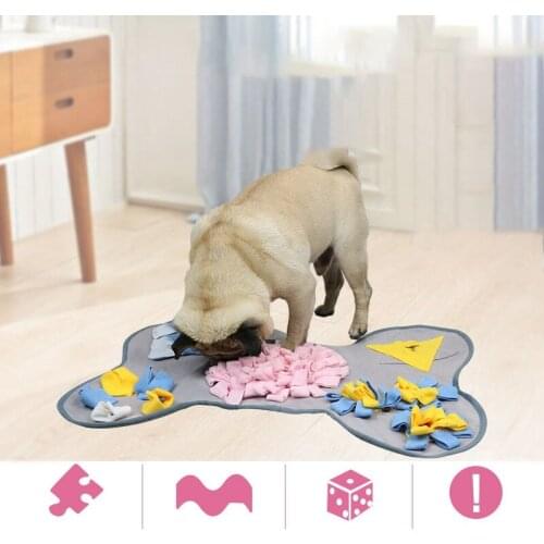 Dogs Snuffle Mat Pet Leak Food Anti Choking Mat Cat Dog Training Blanket Pet Slowing Feeding Intelligence Mat Mats