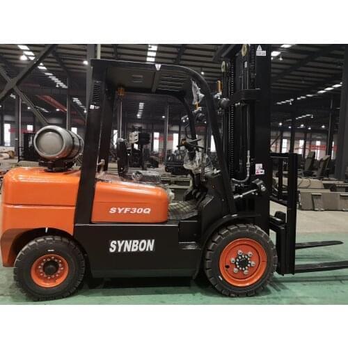 SYNBON New Dual Fuel Forklift Gasoline/LPG Fork Truck 3Ton