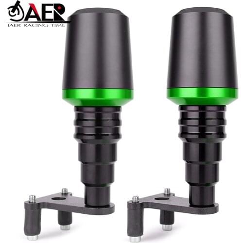 JAER CNC Frame Slider Protector Guard for Kawasaki Ninja 400 Z400 2018-2020 Engine Protection Sliders