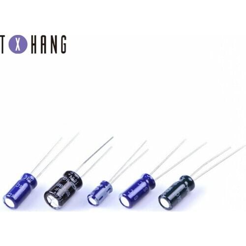 210Pcs 25 Value 0.1uF~220uF Electrolytic Capacitors Assortment Kit Set diy electronics