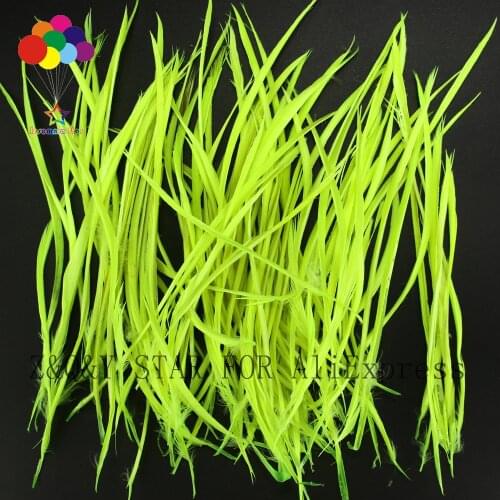 50-200 Natural Goose Monofilament Feathers 15-20CM Dyeing Fluorescent DIY Decorative Craft Head Ornament Feathers