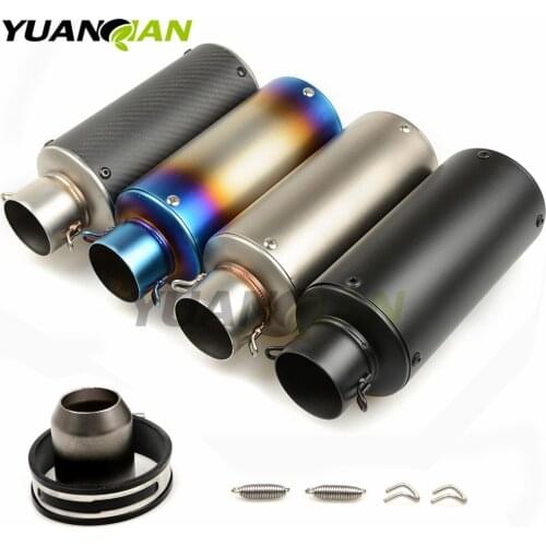 51-61mm Motorcycle Modified Exhaust pipe Muffler Exhaust scooter For Yamaha MT-07 MT-09 MT 07 09 FZ-07 FZ1 FZ6 FZ8 390