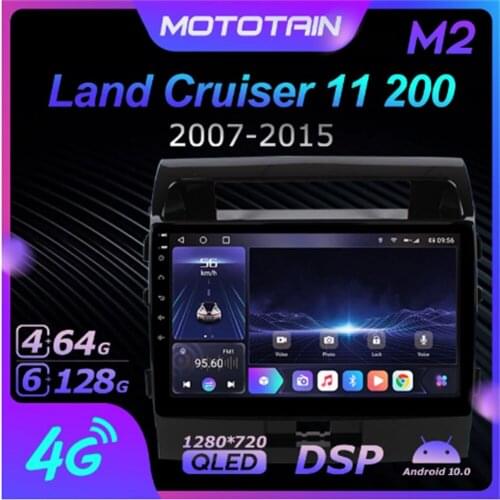 Ownice 6G+128G Android 10.0 Car Radio For Toyota Land Cruiser 11 200 2007 - 2015 Multimedia 4G LTE GPS Navi 360 BT 5.0 Carplay