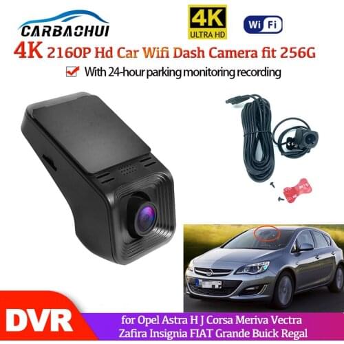 4K 2160P Car Dash Camera Video Recorder for Opel Astra H J Corsa Meriva Vectra Zafira Insignia for FIAT Grande for Buick Regal