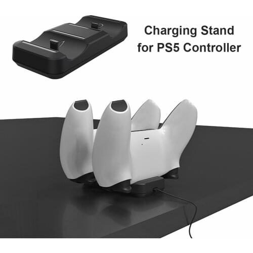 Wireless Controller 1.5A Dual Charger Stand for DualSense Electronic Machine Accessories for PlayStation 5 PS5