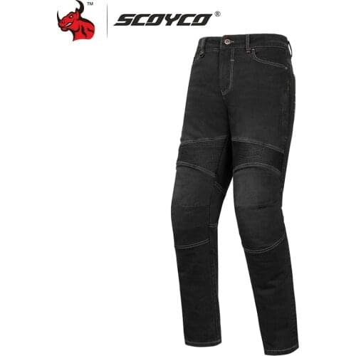 SCOYCO Motorcycle Pants Men Moto Jeans Riding Touring Motorbike Trousers Motocross Pants Moto Pants Have CE Knee Protective