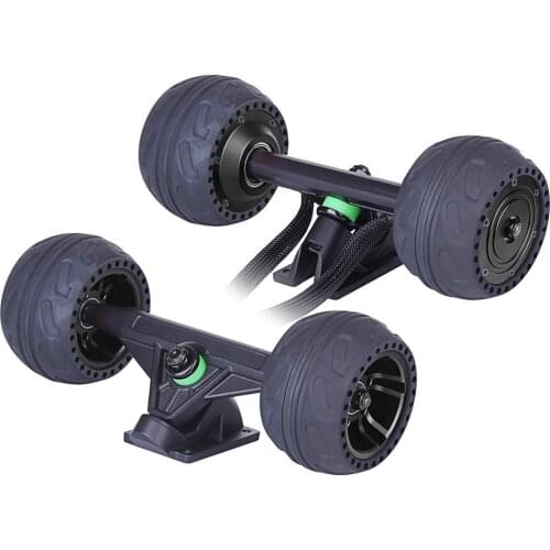 105LMH 58 (KV / V) Hub Motor Set For Skateboard Toy Outdoor Sports Fun - Red (Hub Motor + Front Wheel + Trucks)