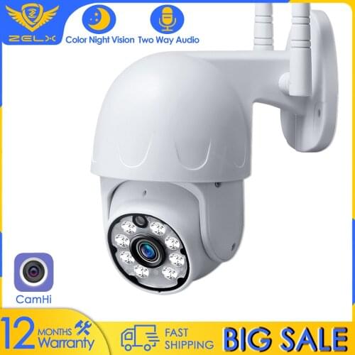 Video Surveillance IP Camera WiFi 1080P Outdoor CCTV Security Camera Waterproof Smart home Motion Detection Two Way Audio Camhi