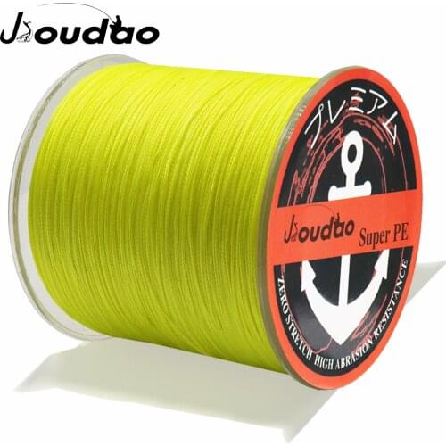 Jioudao Series W8 Fishing Line 500M 8 Strands Braided Fishing Line Multifilament PE Line 8 12 20 30 40 50 80 100 120 140 160LB