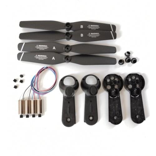 RC drone rc Quadcopter replacement part spare parts engines motors gears foldable arm propeller blades for S167 S166 S167-GPS