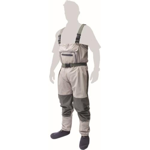 M/L/XL/XXL Models Fisherman Sling Trousers Factory Direct Outdoor Breathable Belt Rubber Waterproof Jumpsuit Fishing Pants