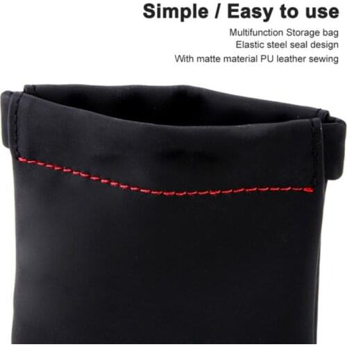 Mini Portable PU Leather Earphone Bag Headphone Accessories Storage Mini Earbuds Protective Package Case For Earphone Parts