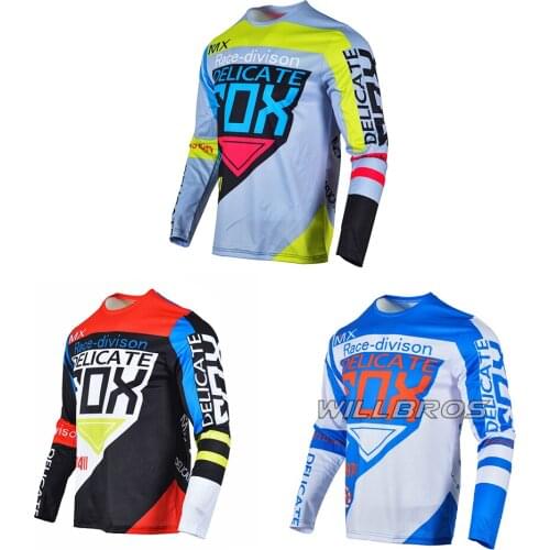 High Quality Delicate Fox 360 Race Division Long Sleeve Mens Motorcycle Motorbike Racing T-shirt Motocross Jersey