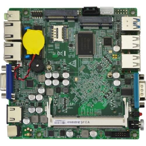 Nano-ITX Motherboard support Intel J1900 CPU 2*LAN VGA+HDMI 7*USB 2*MINI PCIE(support 3G 4G WIFI and MSATA)