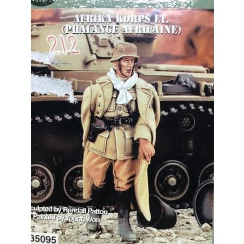 1/35 Scale German AFRIKA KORPS 1 Person WWII Miniatures Unpainted Resin Model Kit Figure Free Shipping