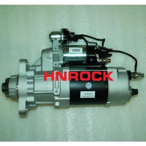 NEW 24V STARTER MOTOR WITH OCP 52084083 8200330 5284084 19011523 8200009 8200022 8200032 8200724 8200430 FOR NT855 Cummins