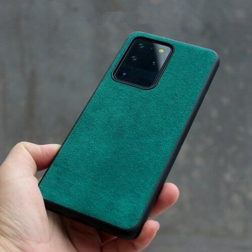 Luxury For Galaxy S20 Ultra Case Silicone Cloth Matte For Samsung Galaxy S20 Plus s20+ s20Ultra Back Cover Solid Protective Case