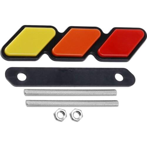 Tri-Color Front Grille Badge Emblem for Toyota Tacoma 4Runner Highlander RAV4