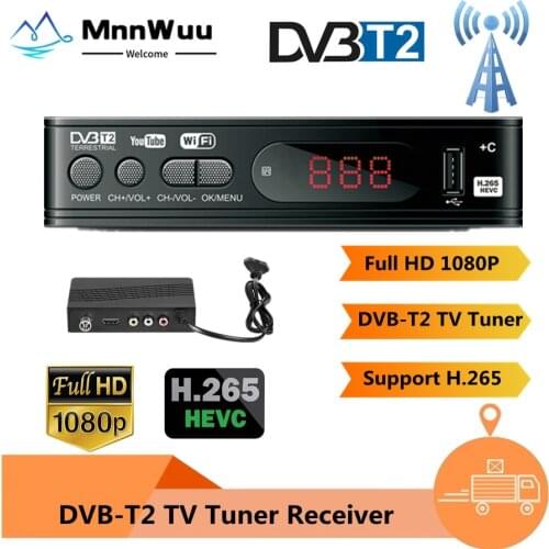 DVB-T2 TV Tuner Digital TV Receptor TV Box DVB T2 for Wifi Receiver DVBT2 DVB-C Set-top Box H.265 HEVC HD DVB C Tuner