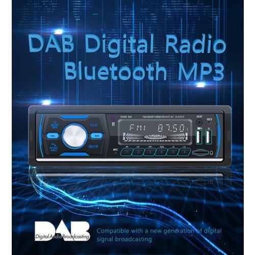 Universal bluetooth Car Radio 1 DIN Car Multimedia MP3 Player Single DIN USB TF AUX FM AM RDS DAB car Radio Receiver Head Unit