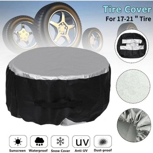 Universal Car Spare Tyre Cover Garage Tire Case Auto Vehicle Automobile Tire Accessories Car Tire Protector Tire Storage Bag